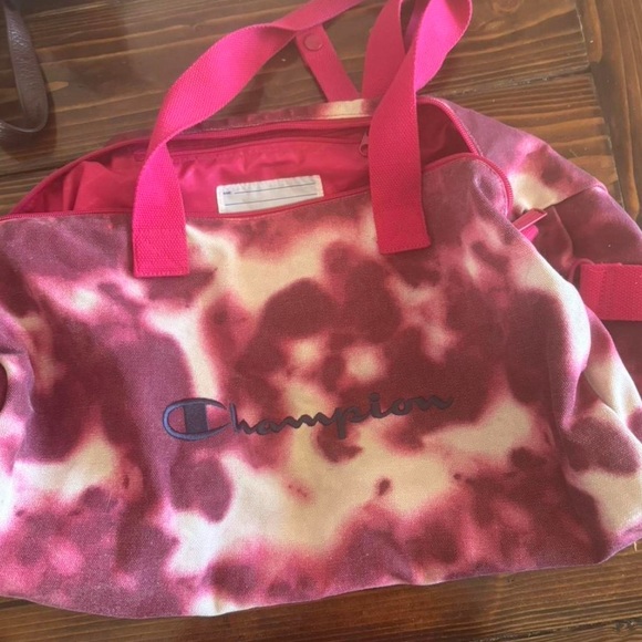 Champion Handbags - Champion Pink Tie-Dye Weekend Duffel Bag